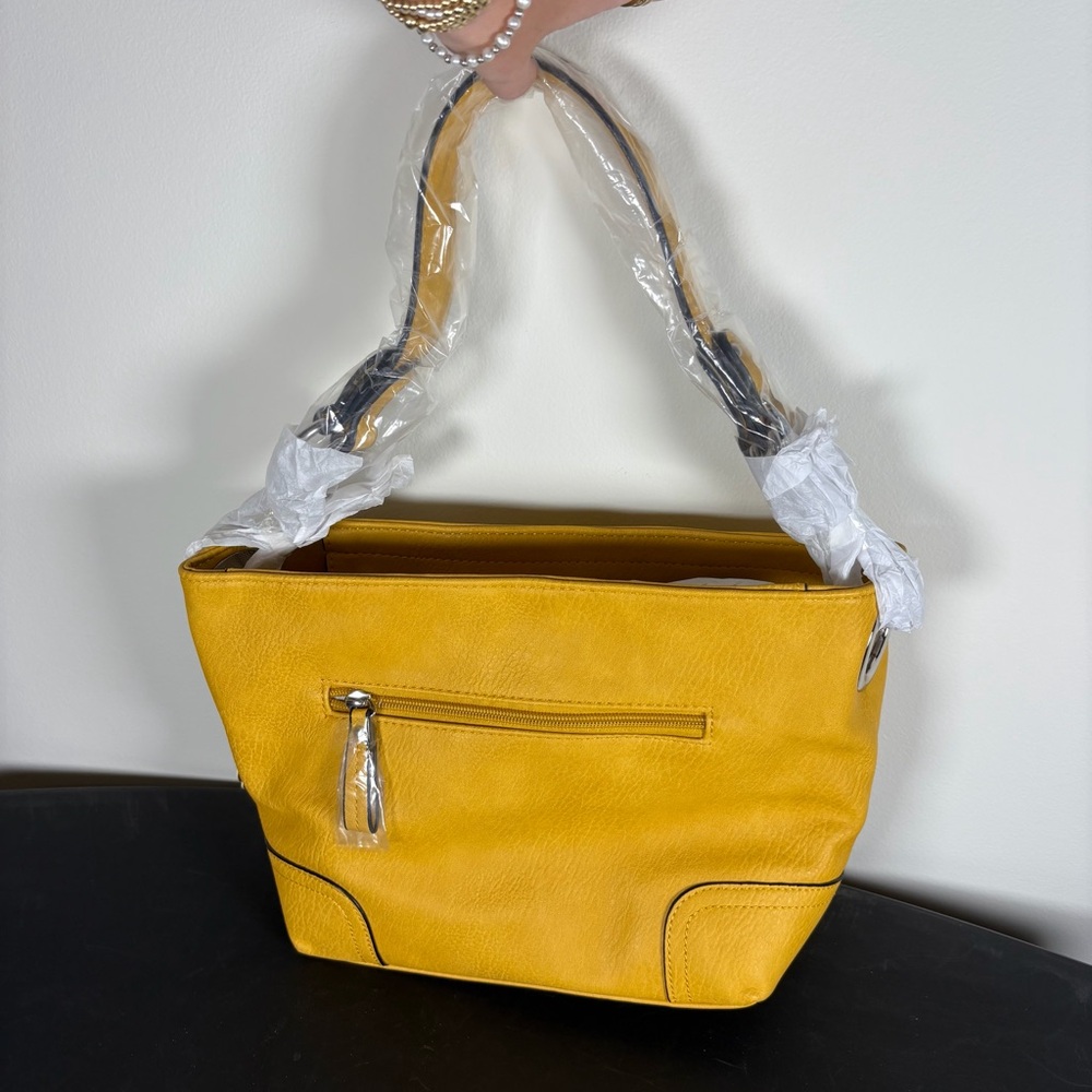 Alyssa Hobo Shoulder Bag, Yellow